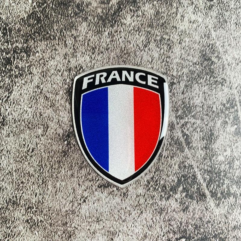 Universal 3D Reflective World National Flag Stickers Decals for Car Motorcycle Exterior Decoration