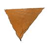 Triangle Sun Shade Sail Canopy Outdoor Pool Shade Cloth Suncreen Awning Shade with Silver Coated Orange