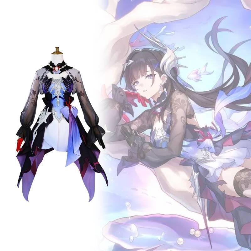 Star Rail Honkai Girl Cosplay Costume Polyester Fabric Accessories Fans Anime