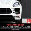 Per Porsche 2015-2018 Macan Turbo (95B) Mascherina FENDINEBBIA Paraurti Anteriore OEM 95B807795C1E0 95B807796C1E0 95B807795C 95B807796C