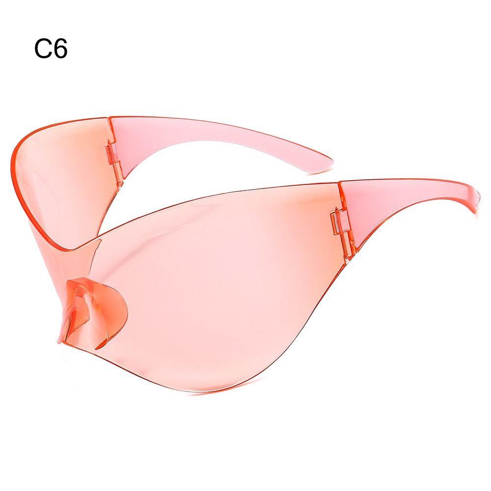 Fashion Sports Sun Glasses Oversized Punk Futuristic Sunglasses Shades for Men Women Y2K Sunglasses Wrap Around