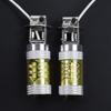 2X  Kit 12-24V H3 80W 16-LED Auto Car Truck Fog Light Bulb Yellow High Power