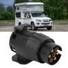 2pcs Trailer Plug Adapter Kit 7 To 13 Pin 13 To 7 Pin Connector Set Truck Interface RV Power Cord So