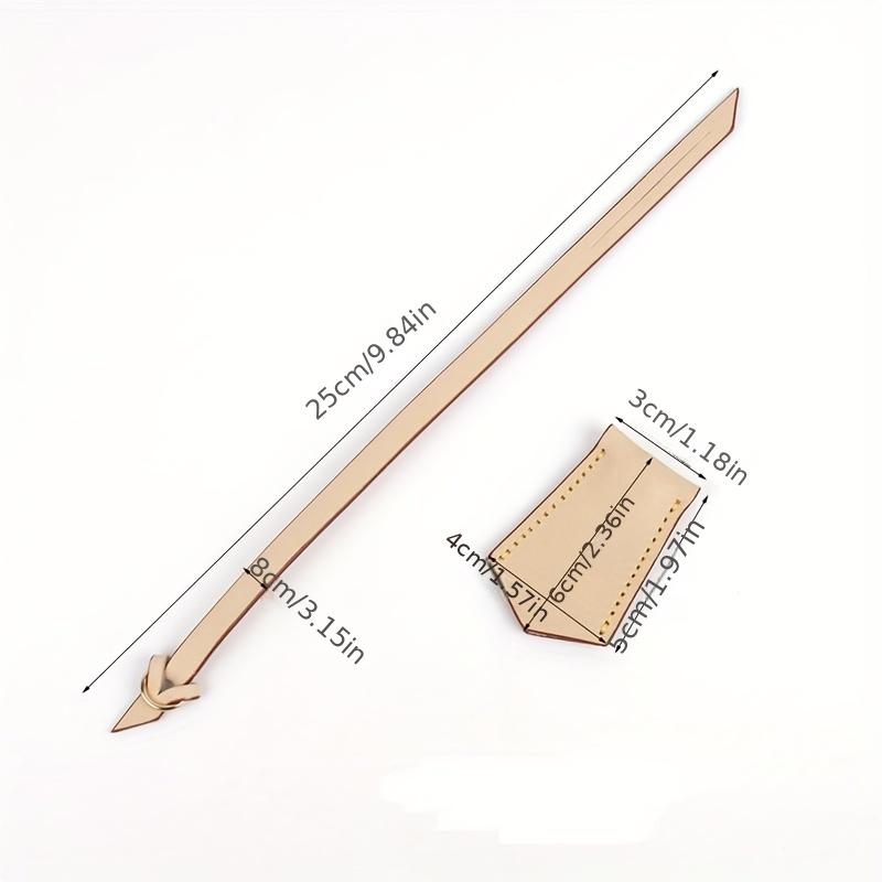 1 Pc Apricot Luggage Tag Travel Plane First Layer Tree Paste Leather Hangings Durable