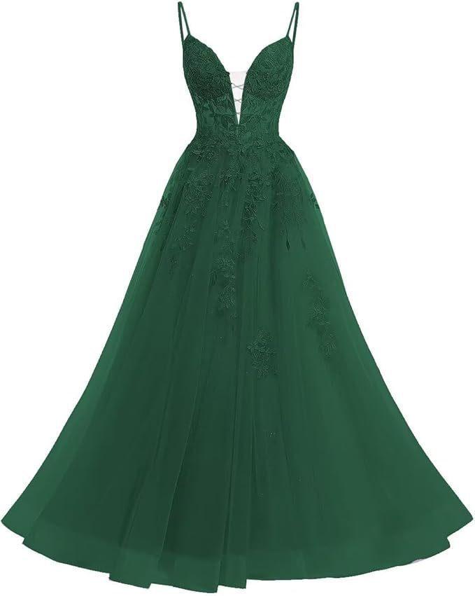 Evening Dress French Suspender Long Lace Fluffy Ball Dress Back Strap Dress Long Dress