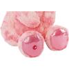 Peluche - nici - glubschis dreamie 45 cm - chats grands yeux paillet - noir et rose