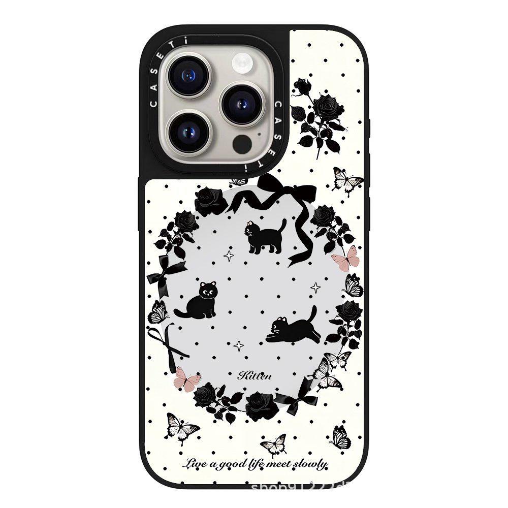 Apple Star Kid MagSafe Magnetic Phone Case for iPhone 13/14/15/17 Pro Max - Cute Mirror Design