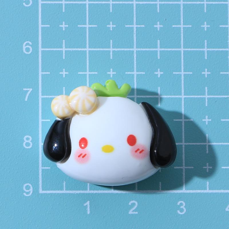 10 Pcs New Mini Kawaii Cartoon Animal Kitten, Rabbit Series Resin Scrapbookdiy Miniature Ornament Accessories A35