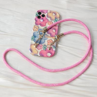 New Phone Accessory Cellphone Chains Anti Lost Universal Lanyard Shoulder Neck Crossbody Phone Strap Case Holder Chain With Clip