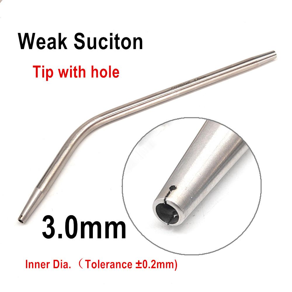 Aspirateur dentaire Ferguson Frazier Tube d'aspiration dentaire en acier inoxydable tube d'aspiration laboratoire chirurgical Tube dentiste outil