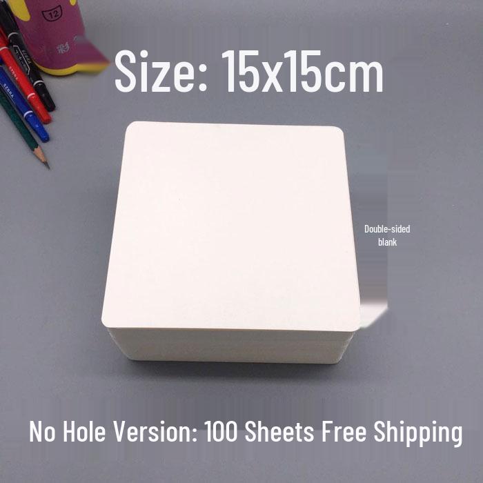 DIY Blank Postcards: Creative Writing, English Word, and Pinyin Greeting Cards