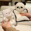 Stuffed Toys Soft Plush Bean Bag Toy Pendant Cute Hand Puppet Wrist Protector Backpack Car Keychain Gift for Children And Toddlers
