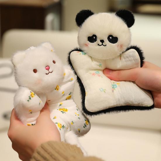 Stuffed Toys Soft Plush Bean Bag Toy Pendant Cute Hand Puppet Wrist Protector Backpack Car Keychain Gift for Children And Toddlers