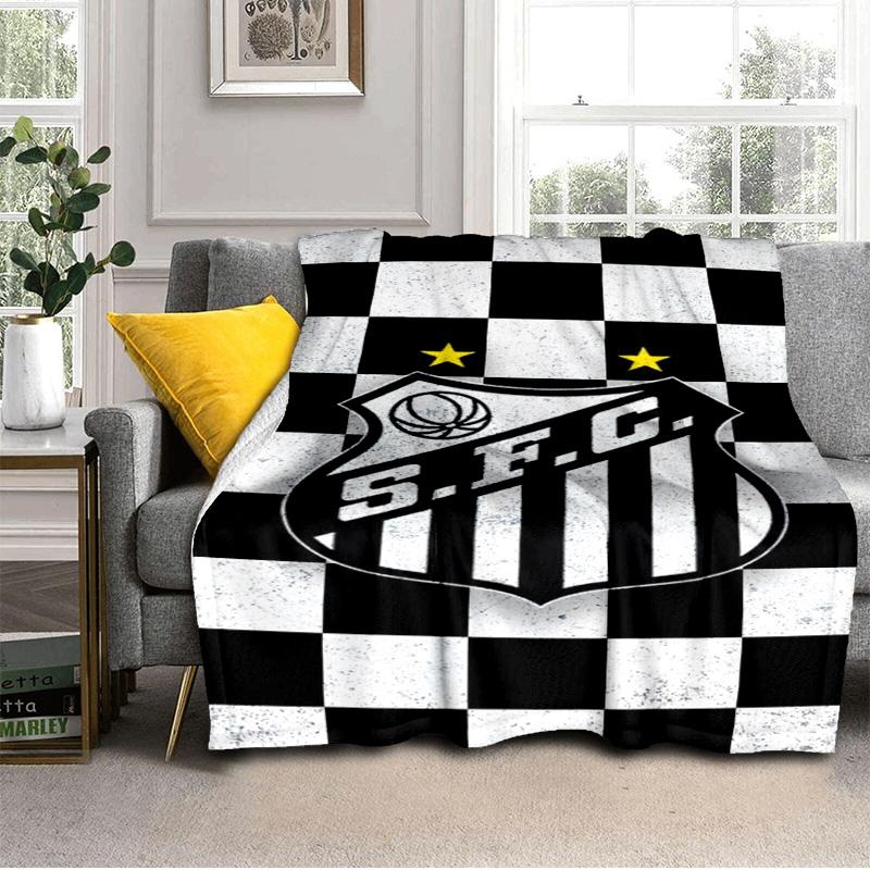 Fc Crest Design Printed Throws Blanket Soft Flannel Blankets for Couch Bed Gifts for Men Women Picnic Blanket Christmas Gifts