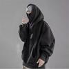 Jarní a podzimní výšivka Rolák Pánská mikina s kapucí Japonská Ninja Oversized mikiny Hip Hop Kapsa Streetwear Y2K Mikina