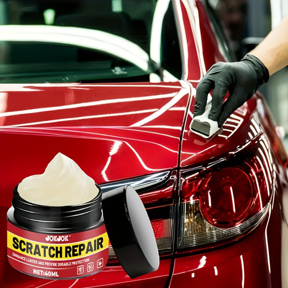 JOKJOK Nano Gloss Kratzerreparatur-Wachs & Knete-Set – Wirbelentferner, Kratzerentferner-Paste mit Schwammapplikator, sicher für alle, Pai