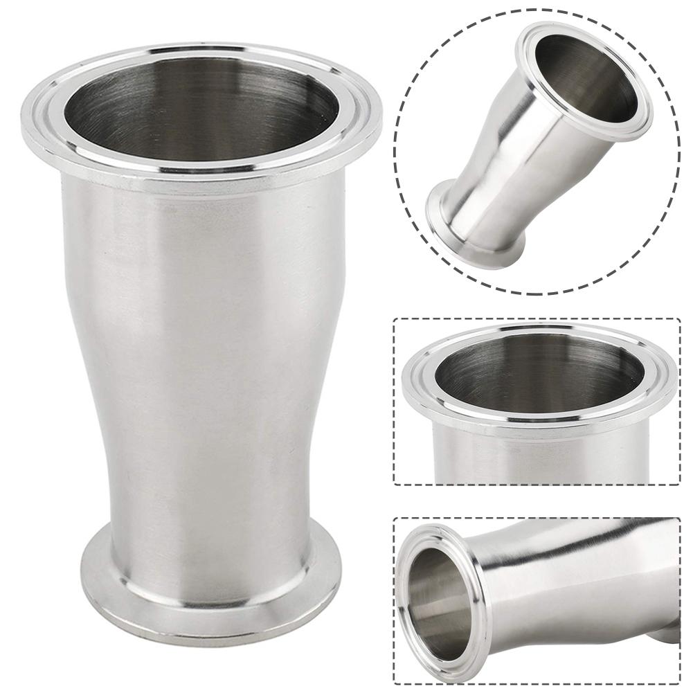 Sanitary Plumbing Solution SS304 Concentric Reducer Fitting Connecting Different Diameter Pipes via Tri Clamp System