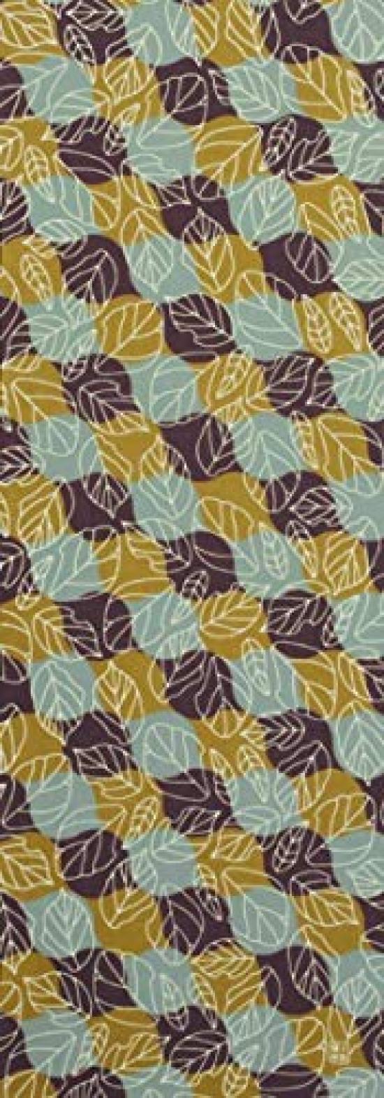 

Фарбування Анбо Тенугуї Листя Автентична Фарбована Бавовна Токуока Зроблено в Японії 35см х 100см Опалий Ліс 100%