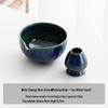 Handmade Japanese Matcha Ceramic Tea Bowl and Bamboo Whisking Tool
