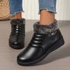 Fashion New Winter Women Boots Thick Plush Ankle Boots Woman Zipper Comfortable Outdoor Snow Boots Fashion Cotton Shoes Botas De Mujer