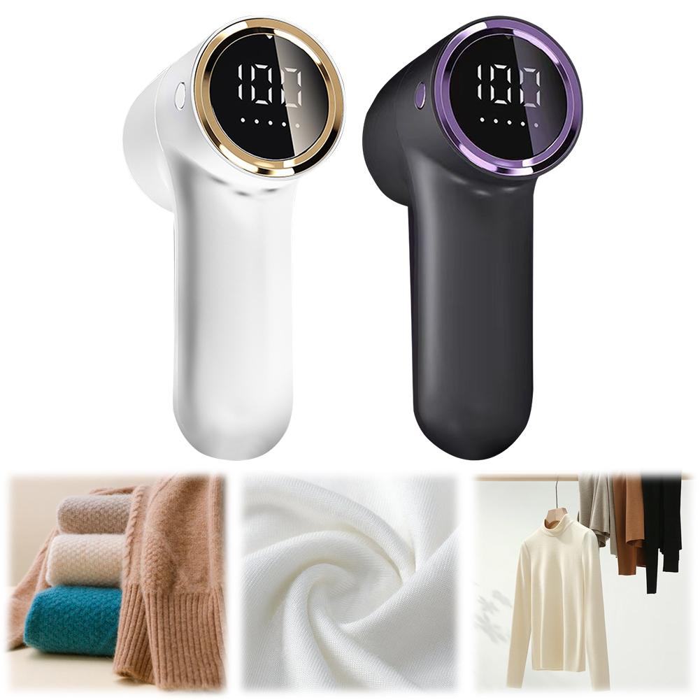 Electric Lint Remover USB Rechargeable Sweater Defuzzer with 6 Replacement Blades Lint Remover 5-Speed for Clothes Sweater Sofa