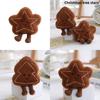Tree Christmas Star Shapes Plush Toy Keychain Stuffed Doll Pendant Backpack