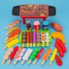 Kids' Role-Play BBQ Grill Toy Set with Skewers & Kitchen Accessories