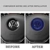 FD02-Car Styling Steering Wheel Logo Decoration Stickers For Volkswagen GTI Polo Golf Passat Scirocco Jetta Beetle Tiguan Accessories