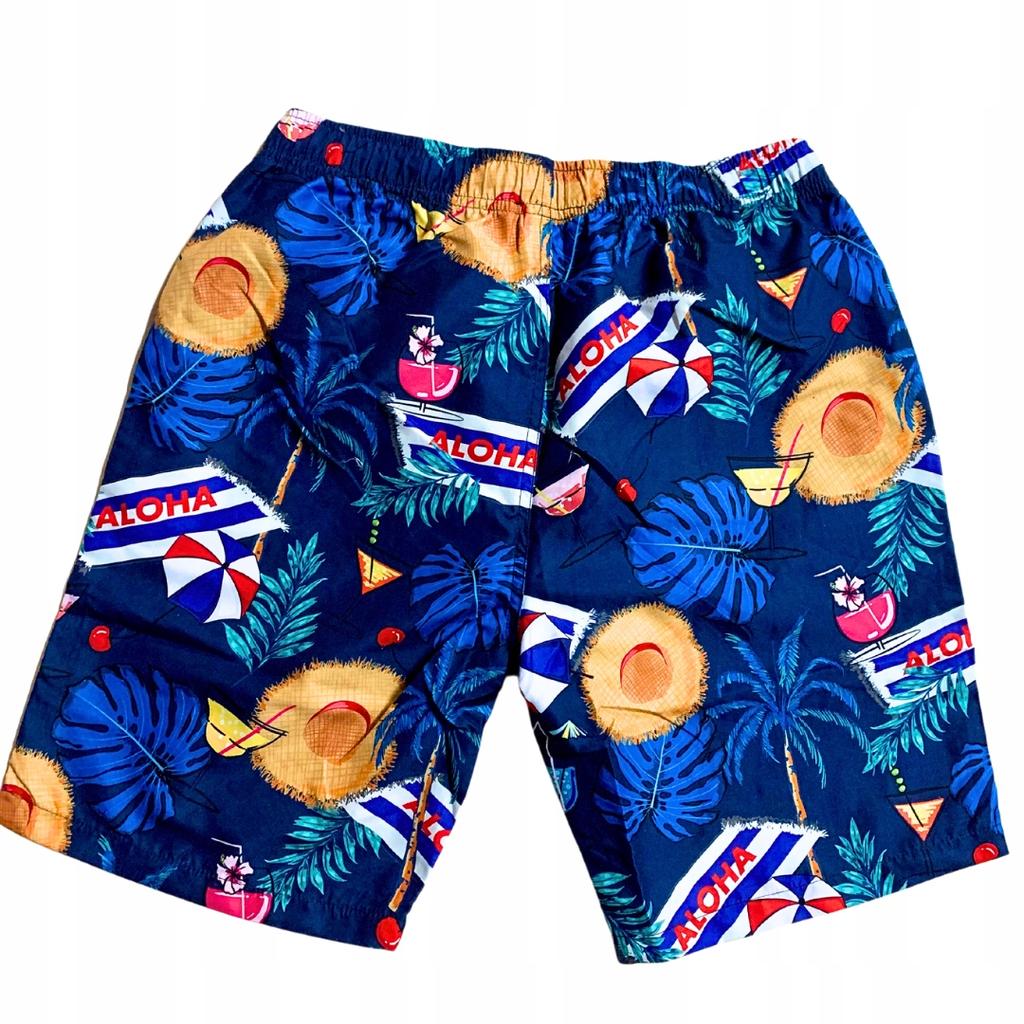 Beach Shorts Youth Hawaiian Shorts Mesh Swim Trunks Slim M