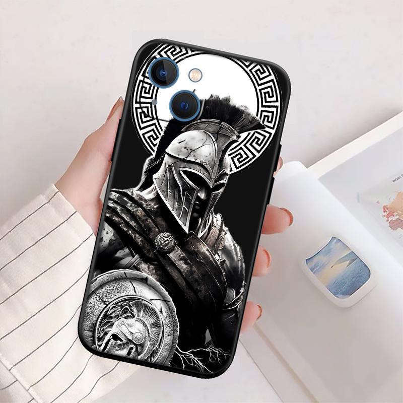 Spartan Warrior Phone Case for Samsung Galaxy S20 S21 S22 Ultra FE + Plus A21S A22 A24 A25 A26 A30 A30S A31