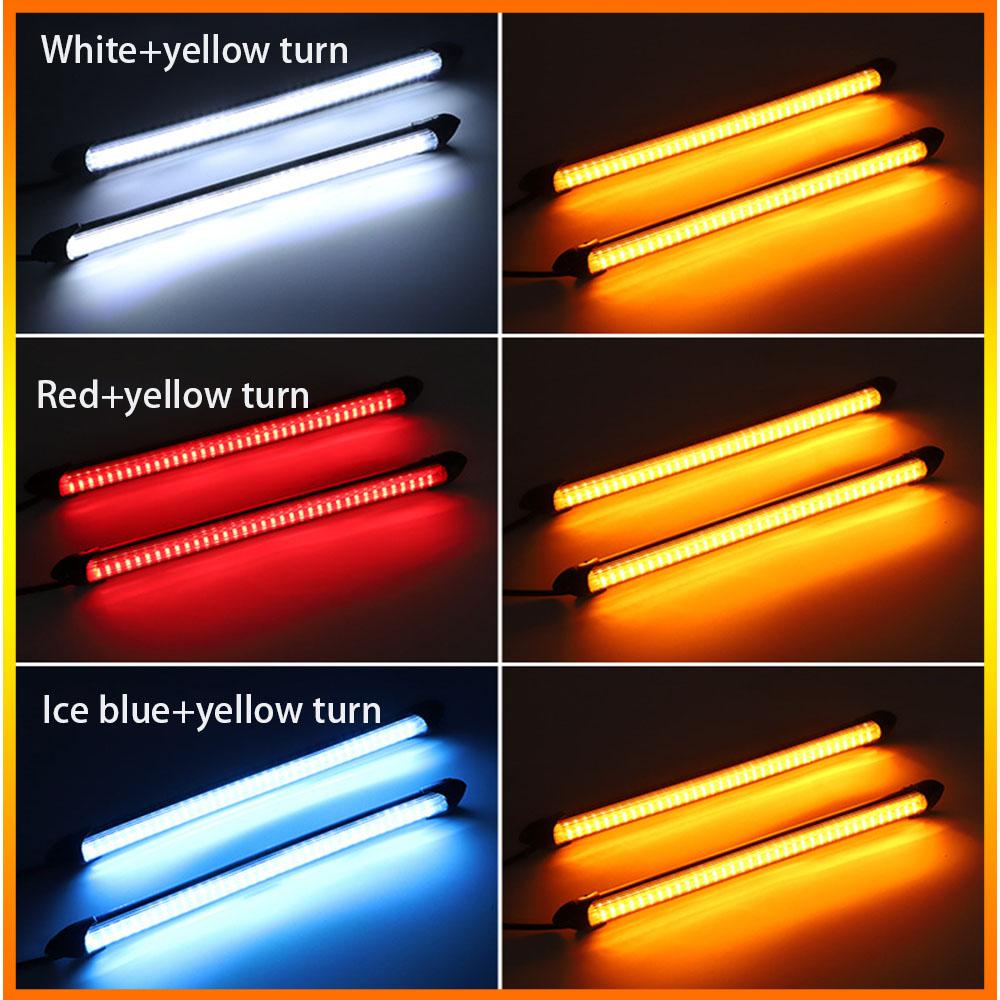 Car Universal Modification Decorative Lights, LED Waterproof Daily Running Lights, Running Lights, Turn Signals, Start Scanning