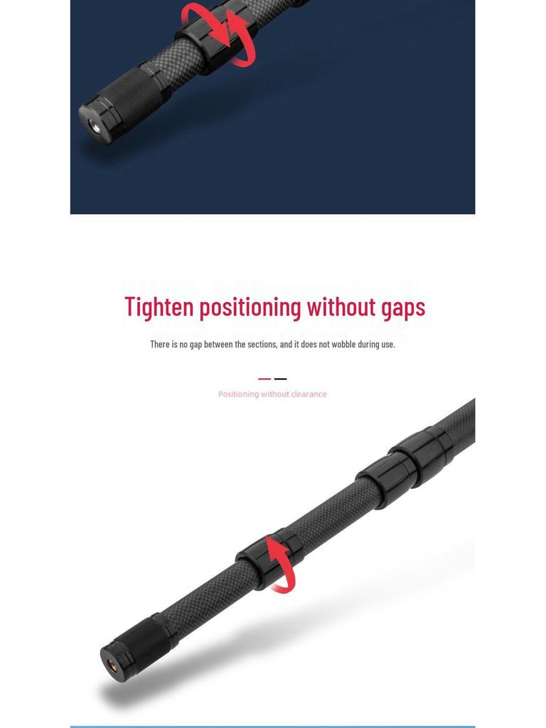 Manulife 3M Carbon Sky Canopy Portable Telescopic Fishing Net Pole