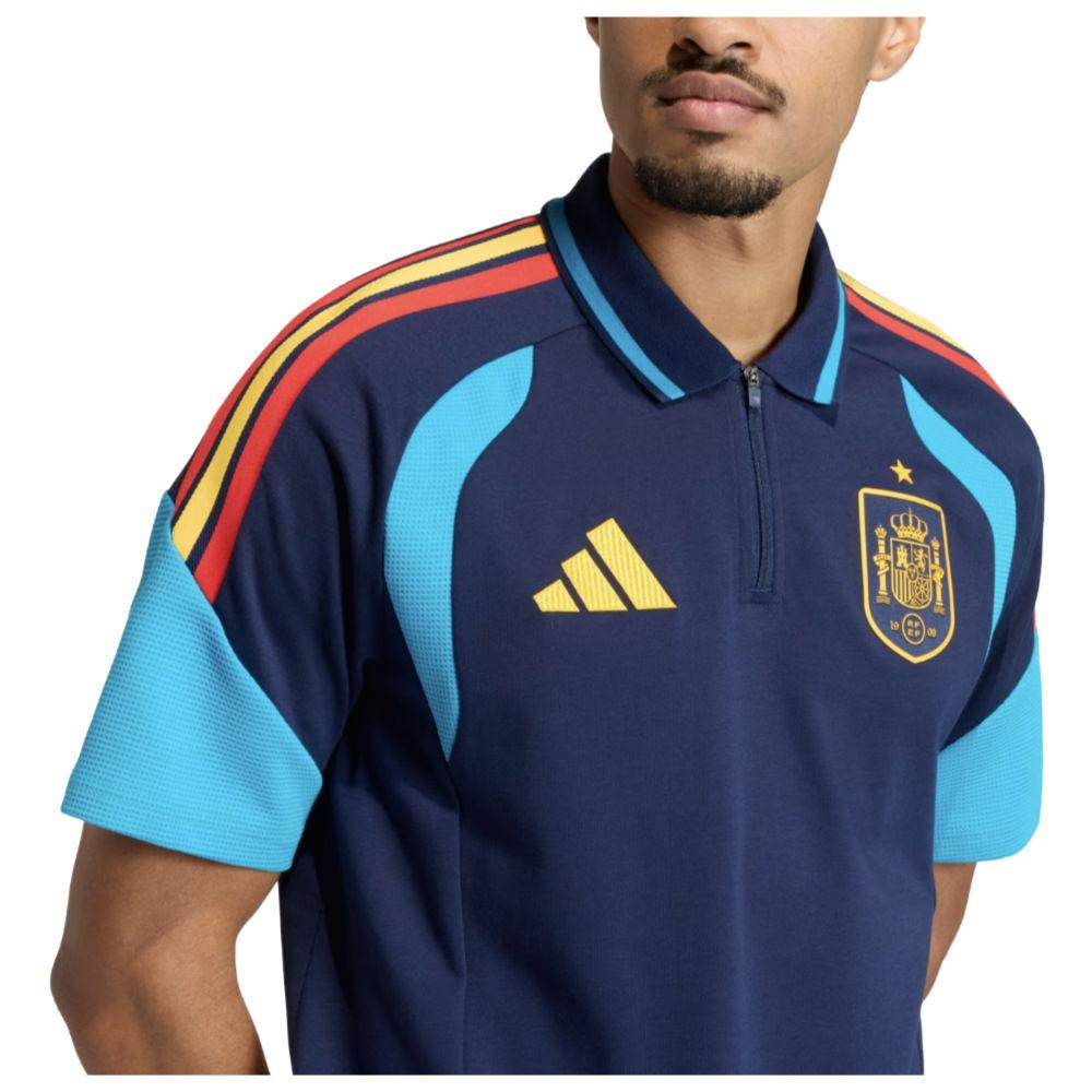 adidas Color Block Logo Strick-Polohemd Herren Oberteile KA8176