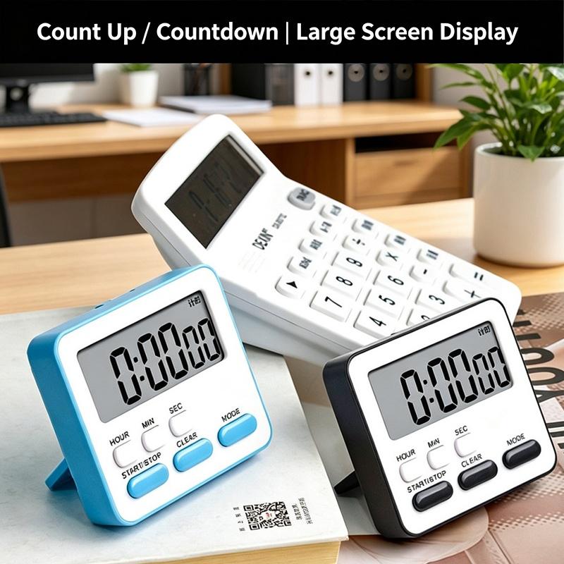 Digital Display Cooking Alarm Clock Kitchen Timer Sleep Stopwatch Clock House Countdown Kids Student Learning Time Manager