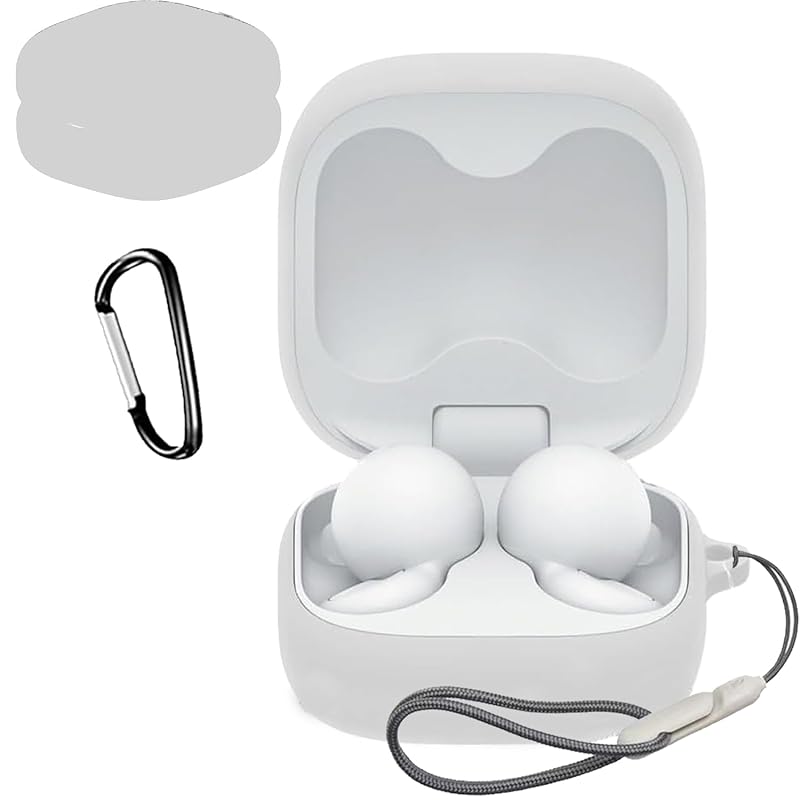 

For SONY sony LinkBuds Fit (WF-LS910N) case Cover [HNWEIWEI] for case silicon storage case convenience With carabiner trip lightweight protective