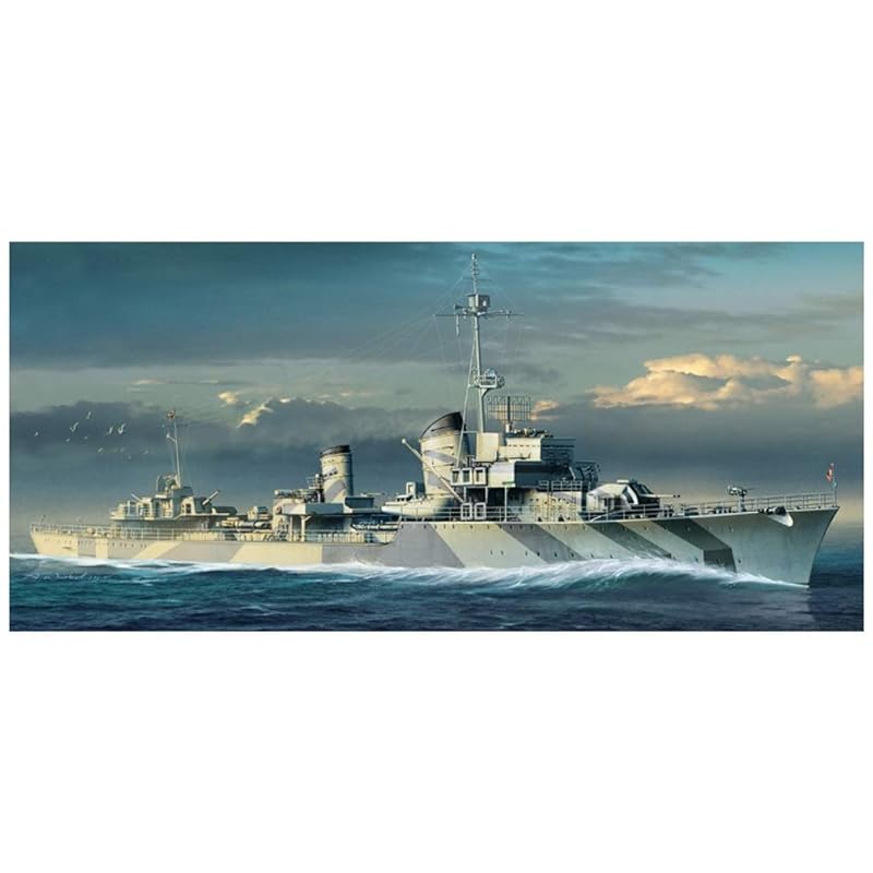 

dragon platz 1/350 world war ii german naval destroyer Z-32 (smart kit) plastic model DR1065