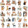 50-Set Minimalist Children's Storybook Cartoon Stickers - Fun DIY Decals