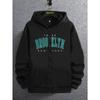 Men's Casual Fashion Hooded Sweatshirt, New York Letter Print, Zipper Hooded Sweatshirt, Fashionable Urban Style, Fashionable Urban Style