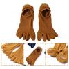 Clothing Accessories Solid Color Soft Women Men Hosiery Five Toes Socks Cotton Socks Short Socks
