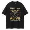 Pearl Jam T-Shirt, Weicher Stoff, Lässige Alltagskleidung