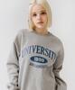 RANDOMOFF 1990University Sweatshirt [Gray]
