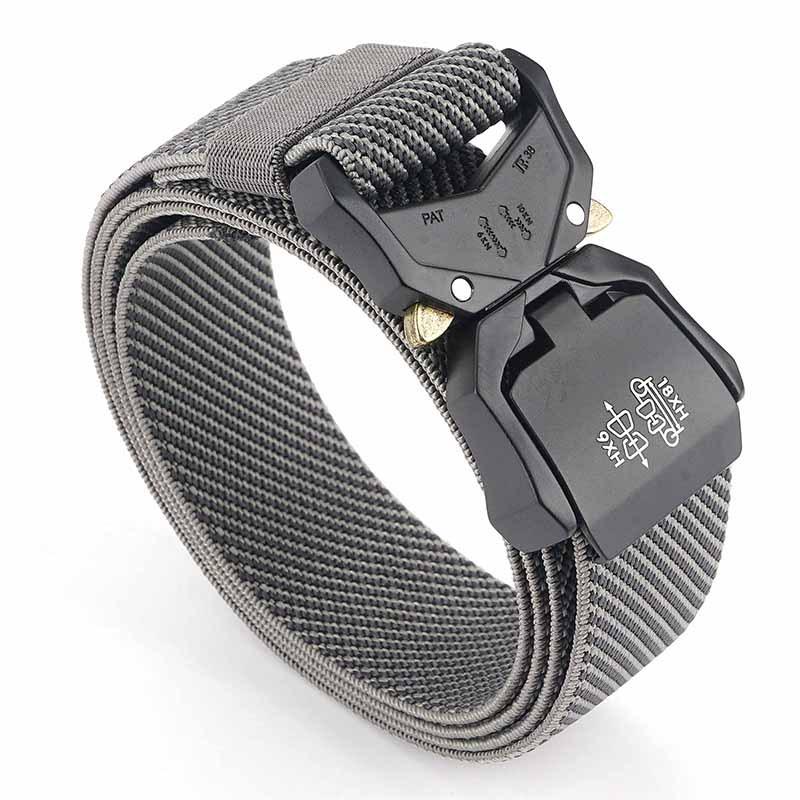 Men's Tactical Quick Release Aluminum Alloy Belt for Outdoor Sports & Military Enthusiasts