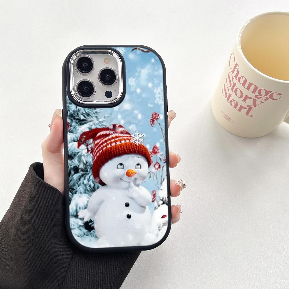 N110 С Новым годом Счастливого Рождества Снеговик Мягкие чехлы для телефонов Samsung S24 — фото 9