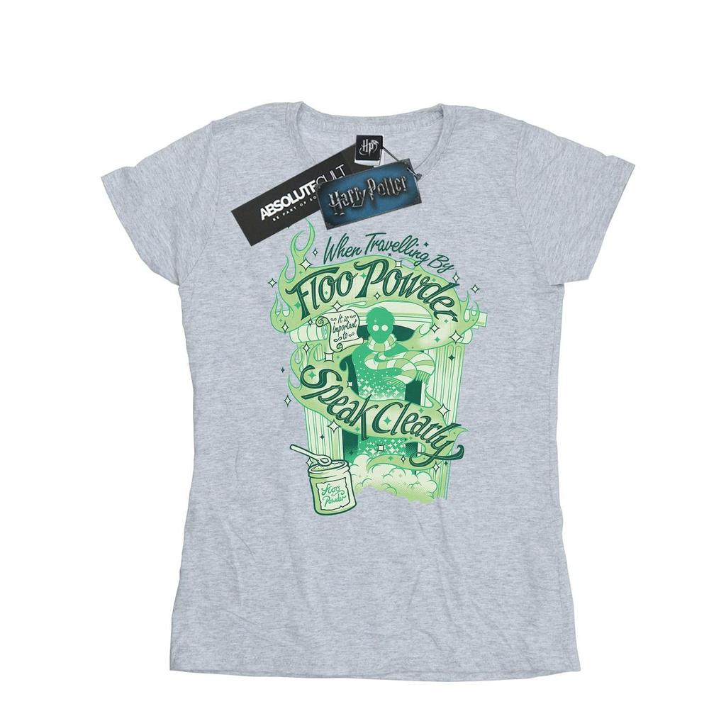 Harry Potter Womens/Ladies Floo Powder Cotton T-Shirt