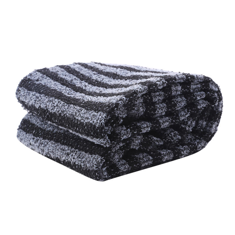 Ash Bath Rub Exfoliating Washcloth Back Scrubber for Shower Multi-Function Foam Bath Towel Ultra-Long Exfoliating Towels