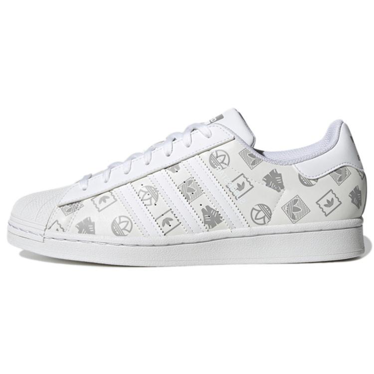 adidas originals Unisex Superstar Sneakers Silver/Grey Men s GX8413 EU 41⅓