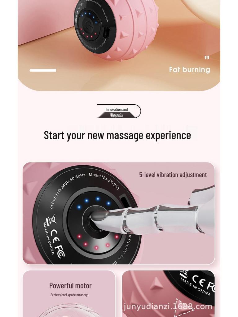 3D Vibration Handheld Massage Ball for Muscle Relaxation & Fitness