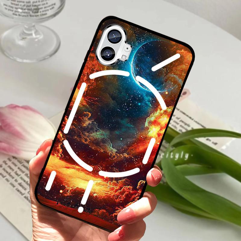 Hülle Für Nothing Phone 1 Hülle Stoßfest Schwarzer Bumper Rückseite Handyhülle Für Nothing Phone 2 Eins zwei Hülle Funda Nothingphone2