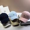 Simple Embroidery Big Head Circumference Baseball Hat Women's Summer Wide Brim Showing Face Small Outdoor Sunscreen Sunshade Cap