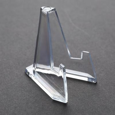 1Pc Card Display Show Stand Acrylic Collectibles Coins Easel Medal Badge Holder